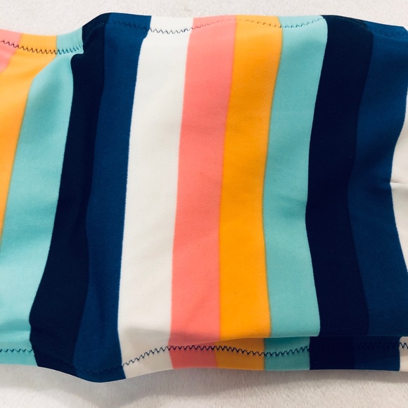 J Crew Mulit-Color Striped Bandeau Top - Picture 3 of 3